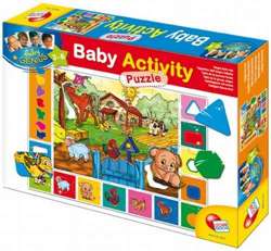 BABY ACTIVITY PUZZLE EDUKACYJNE FARMA - LISCIANI